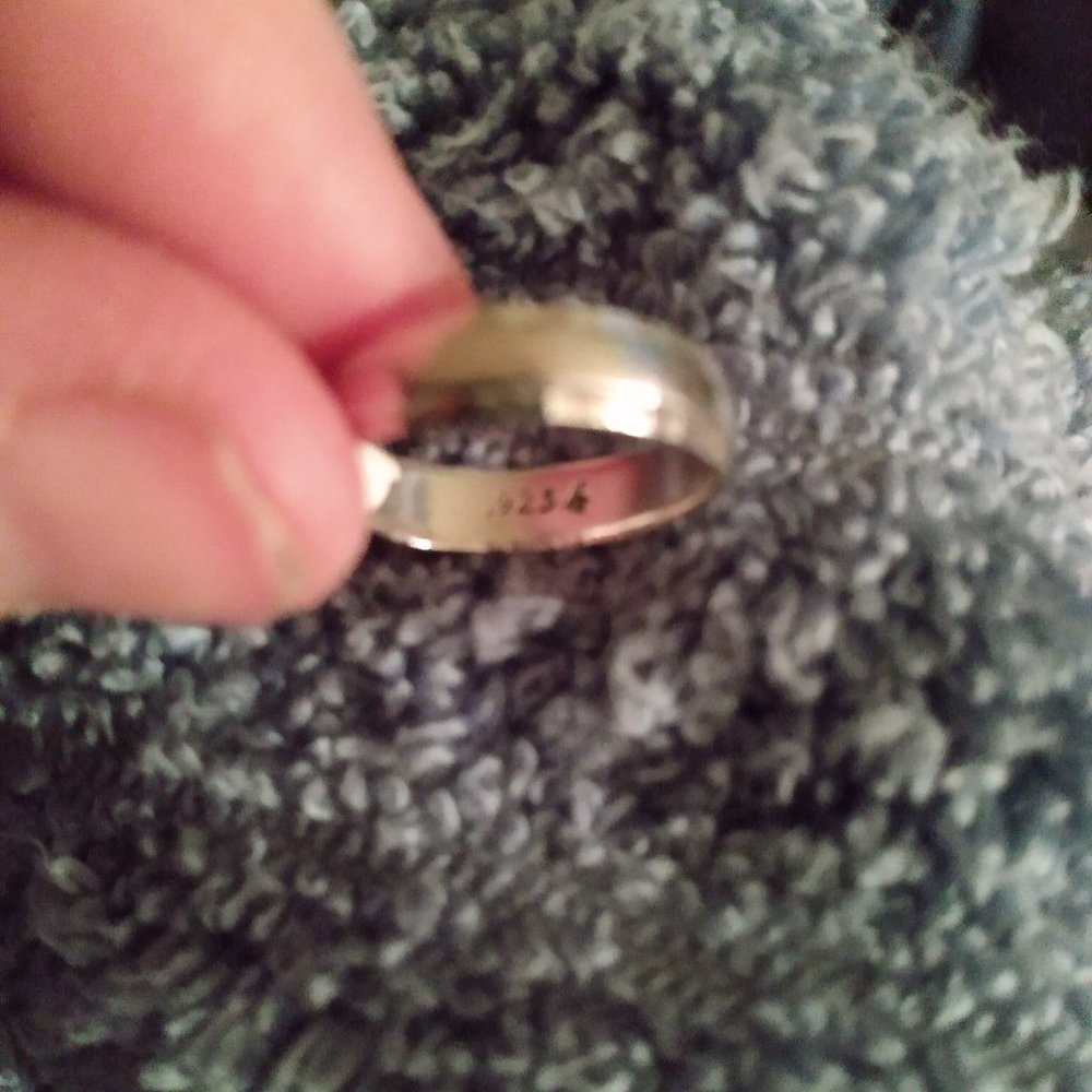 Sterling Silver Women's Pinky ring or wedding band ring Vintage